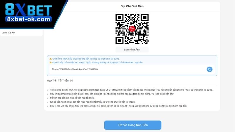 Quét mã tiền ảo mà nhà cái cung cấp